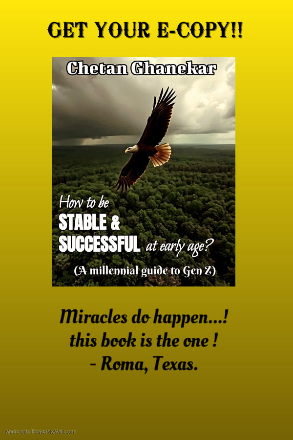 How to be stable & successful at early age? Self Help eBook | Chetan Ghanekar