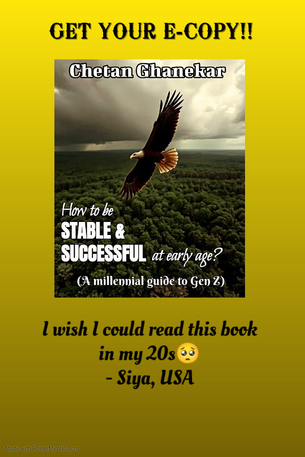 How to be stable & successful at early age? Self Help eBook | Chetan Ghanekar