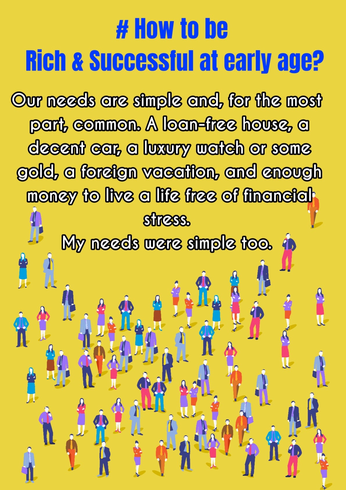 How to be stable & successful at early age? Self Help eBook | Chetan Ghanekar