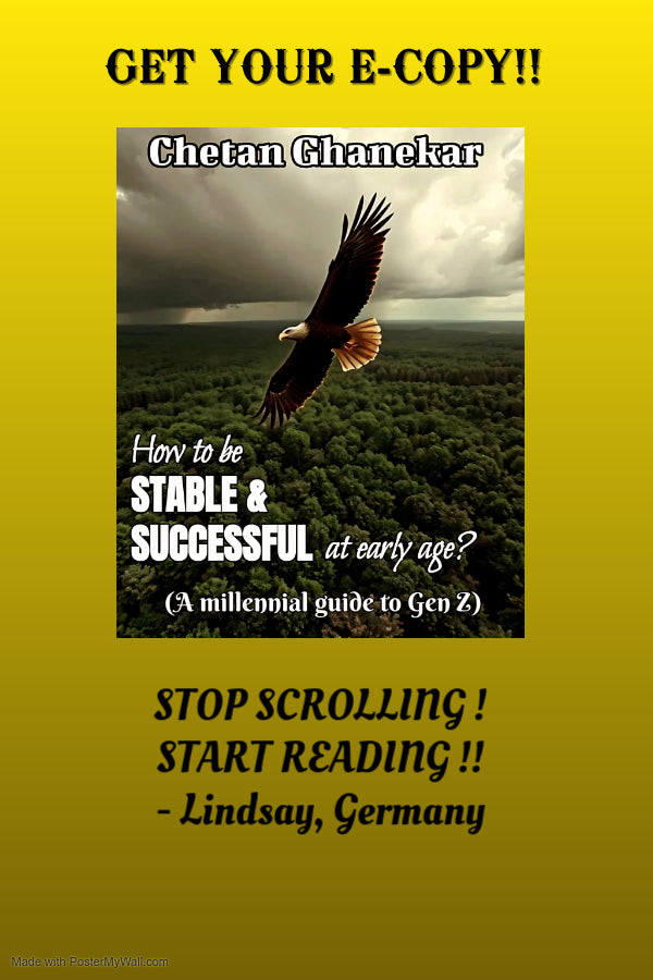 How to be stable & successful at early age? Self Help eBook | Chetan Ghanekar